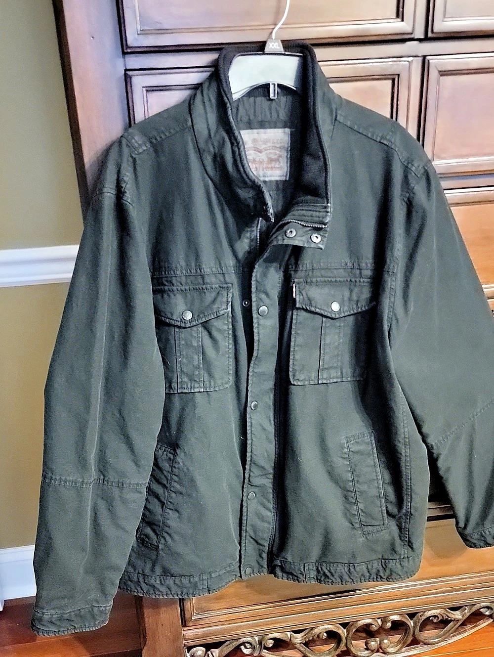 Levi Strauss & Co. Men's Utility Jacket Green XXL